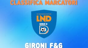 Serie D: La classifica marcatori dopo la quinta giornata nei gironi F e G